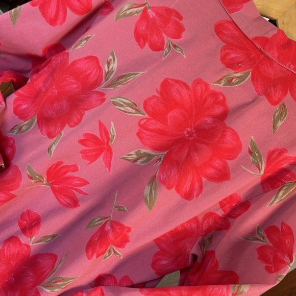 Tantrums Vintage ‘90’s Hibiscus Floral Jean Jacket Size M - Picture 9 of 12